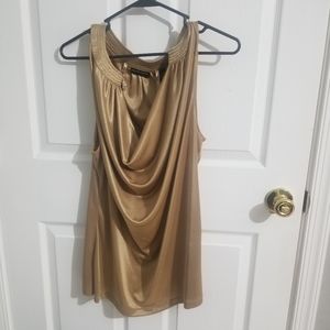 New York & Co. Gold Blouse - Size XL